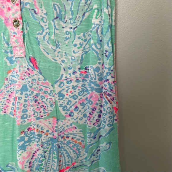 Lilly Pulitzer Essie Minty Fresh Sleeveless Mini Dress - Picture 7 of 8